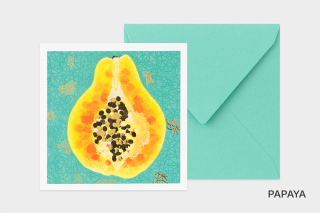 Yuko Kurihara　ギフトカード　CWプリント〔アート タッチ〕【10点までネコポス配送可】