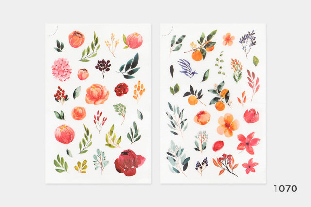 海外転写シール ☆ ボタニカル 3種類 ☆ MU 海外転写シール ☆ ボタニカル 3種類 ☆ MU