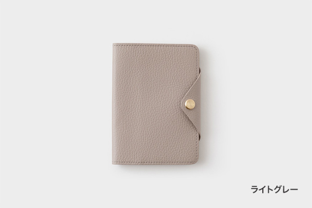【2026年限定カラー】〔ミニスケッチ〕B7 ノート＆手帳用革カバー【送料無料】/ライトグレー
