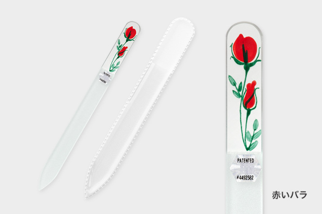 Blazek　ハンドペイントガラス爪やすり