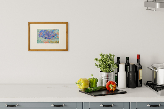 Yuko Kurihara 「三月の水」 A4 アートポスター CWプリント 〔アート