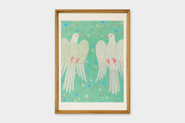 ポスター kazu Kazuko Furuta 「追いかけっこ」 A4 アートポスター CWプリント