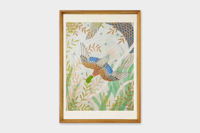 Kazuko Furuta 「赤い実の記憶」 A4 アートポスター CWプリント