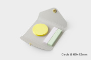 やまま文具　やさしい色のふせん紙（付箋）【4点までネコポス配送可】/Circle & 60×12mm