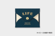 LIFE×やまま文具　ライフのふせん紙【4点までネコポス配送可】/ネイビー（方眼罫×無罫）