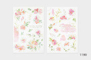 ＭＵ　転写シール　[PRINT-ON STICKERS]　花柄【10点までネコポス配送可】/1190