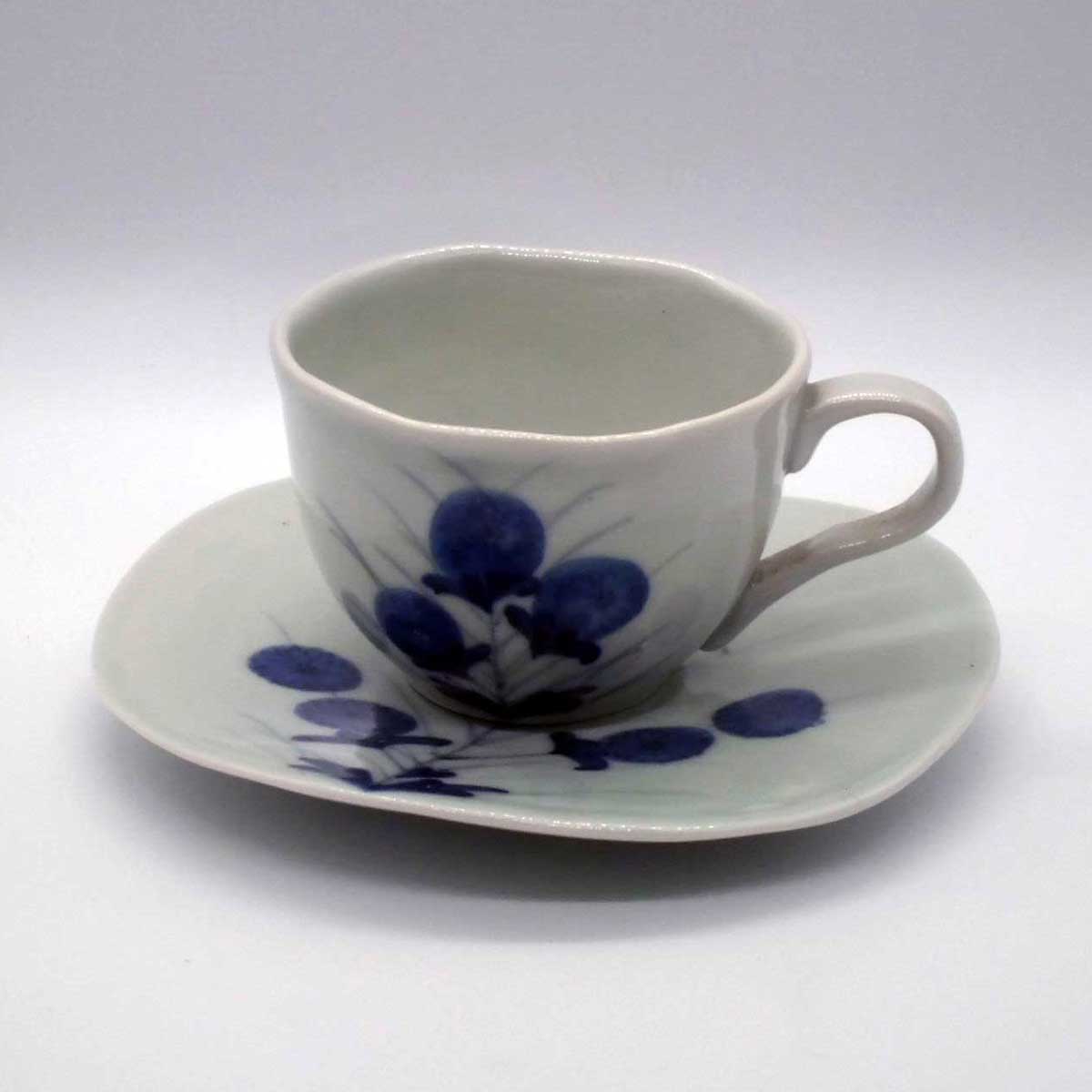 有田焼 小菊紋 コーヒー碗皿