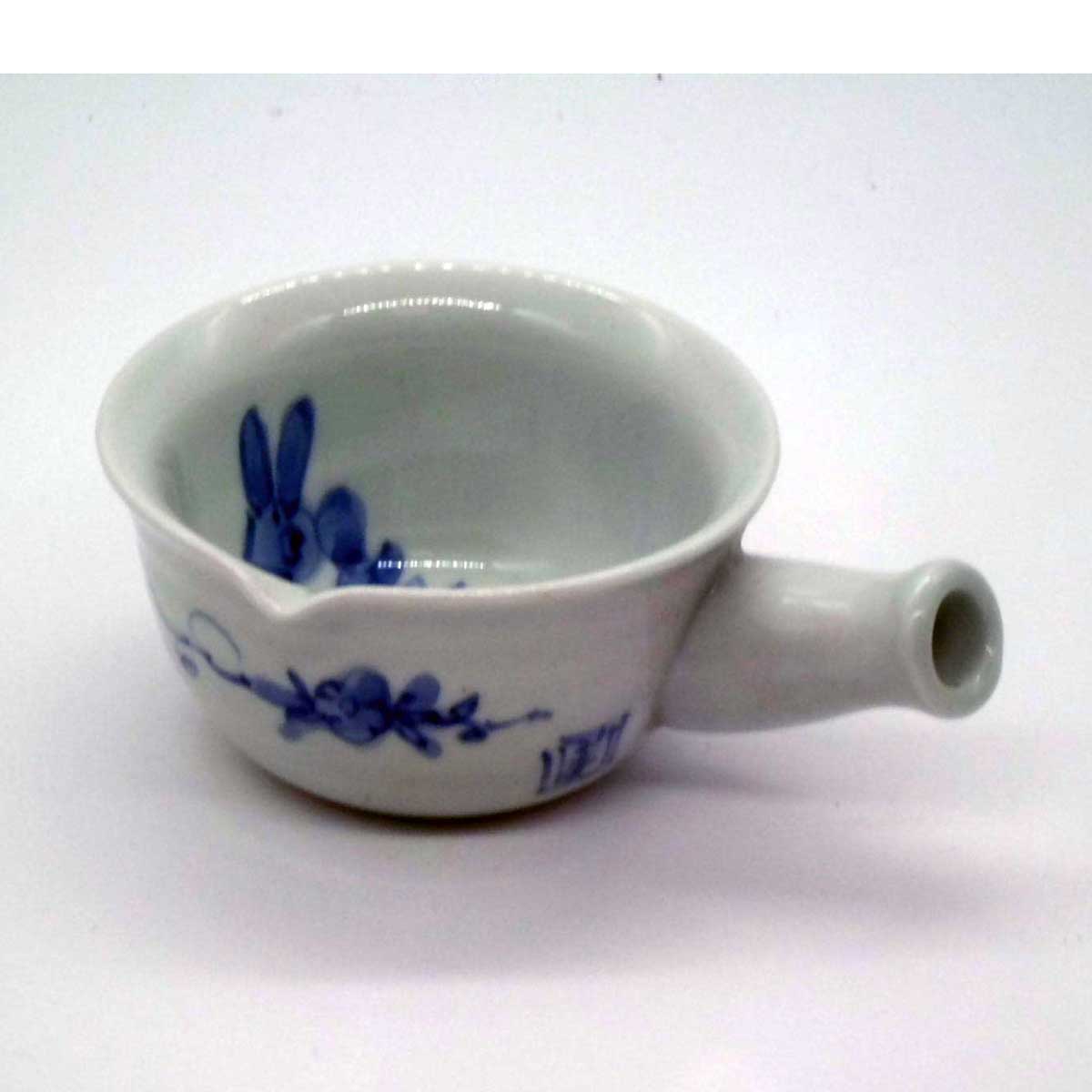 有田焼 染付 うさぎ ドレッシング入