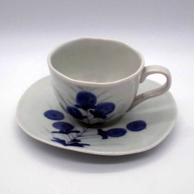 有田焼 小菊紋 コーヒー碗皿