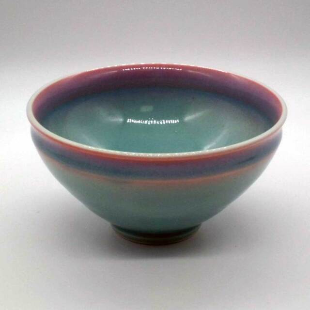 有田焼 月白ぼかし 天目形 碗