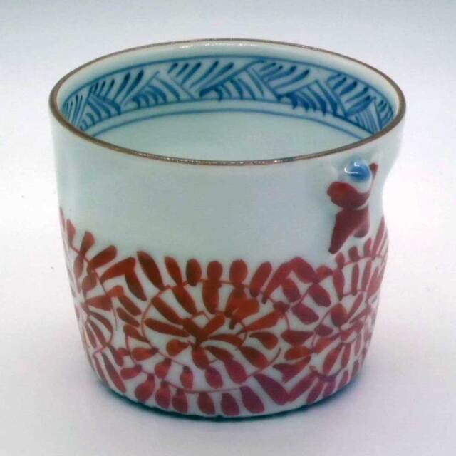 有田焼 染付 タコ唐草 一閑人 そば 千代口 青