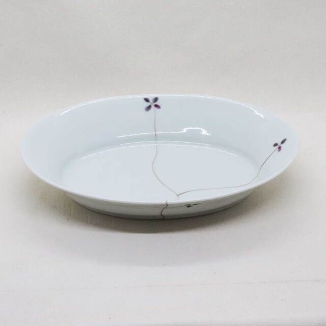 クロバーフレンチ皿マロン