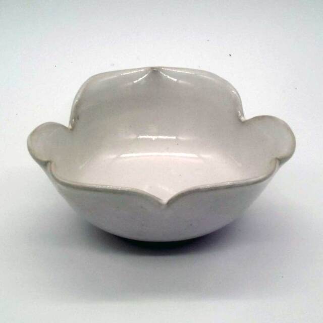 唐津焼 柏釉 割山椒 小鉢 尋陽窯