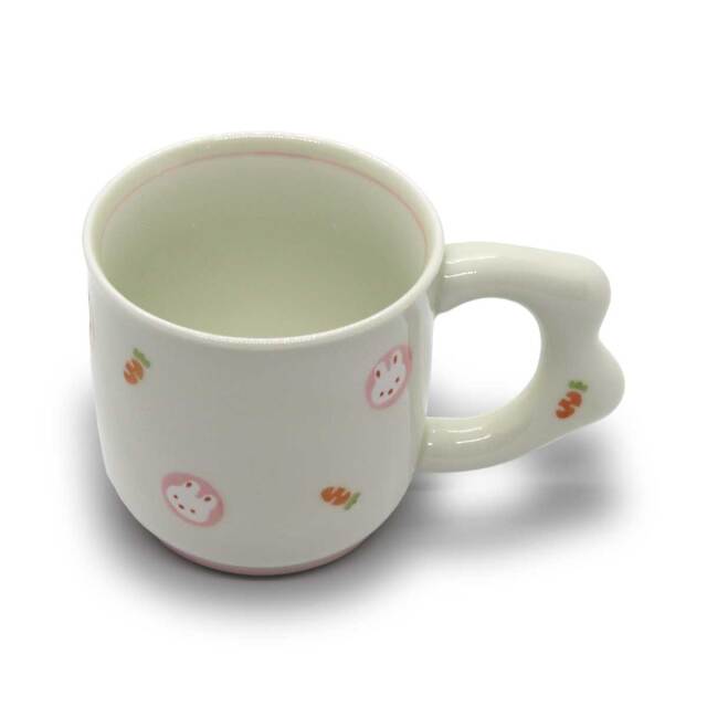 有田焼 色絵 子供食器 ミニうさぎ  マグカップ