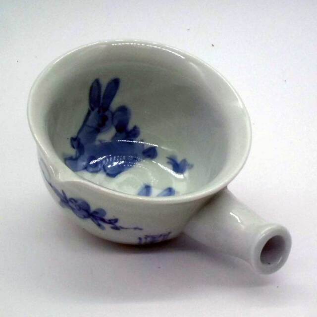 有田焼 染付 うさぎ ドレッシング入
