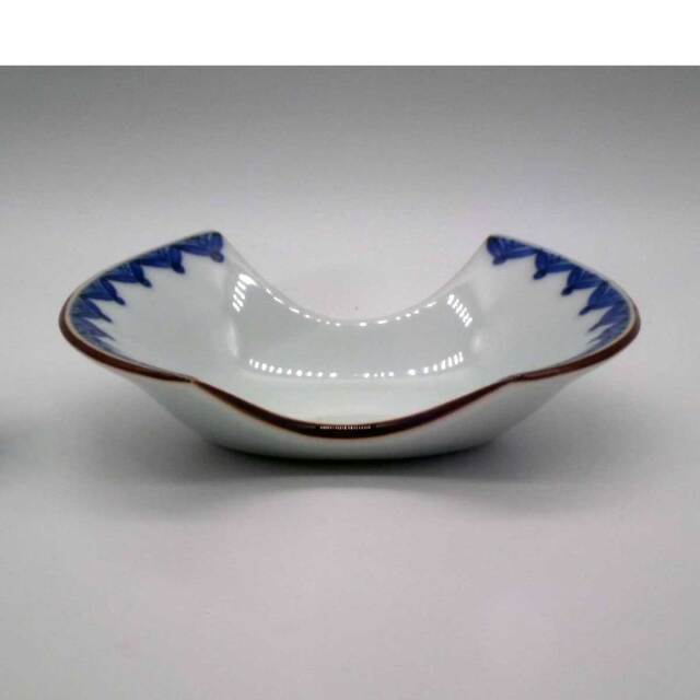 有田焼 渕錆 地紋 分胴型 小皿