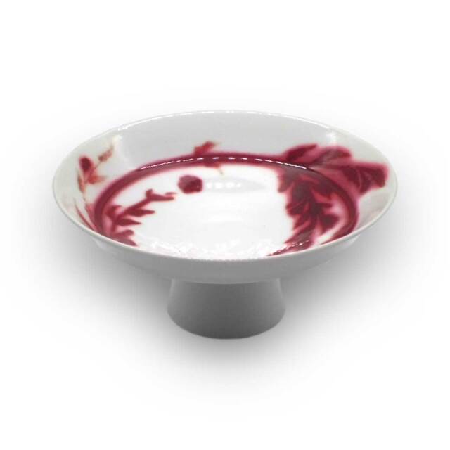 紅彩 盛鉢 河口純一作