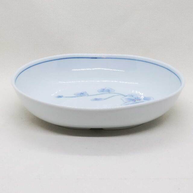 胡蝶蘭楕円深皿