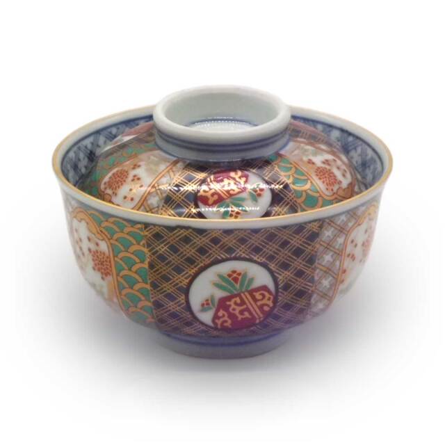 有田焼　伊万里焼　色絵壷 図録類似品 明治 有田焼 伊万里焼 オールド 香蘭社 色絵花鳥文