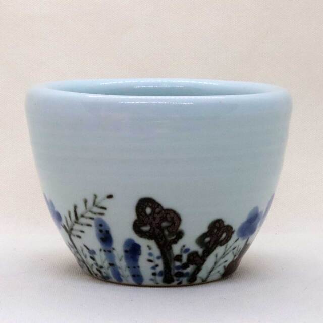 わらび絵ポット小壺