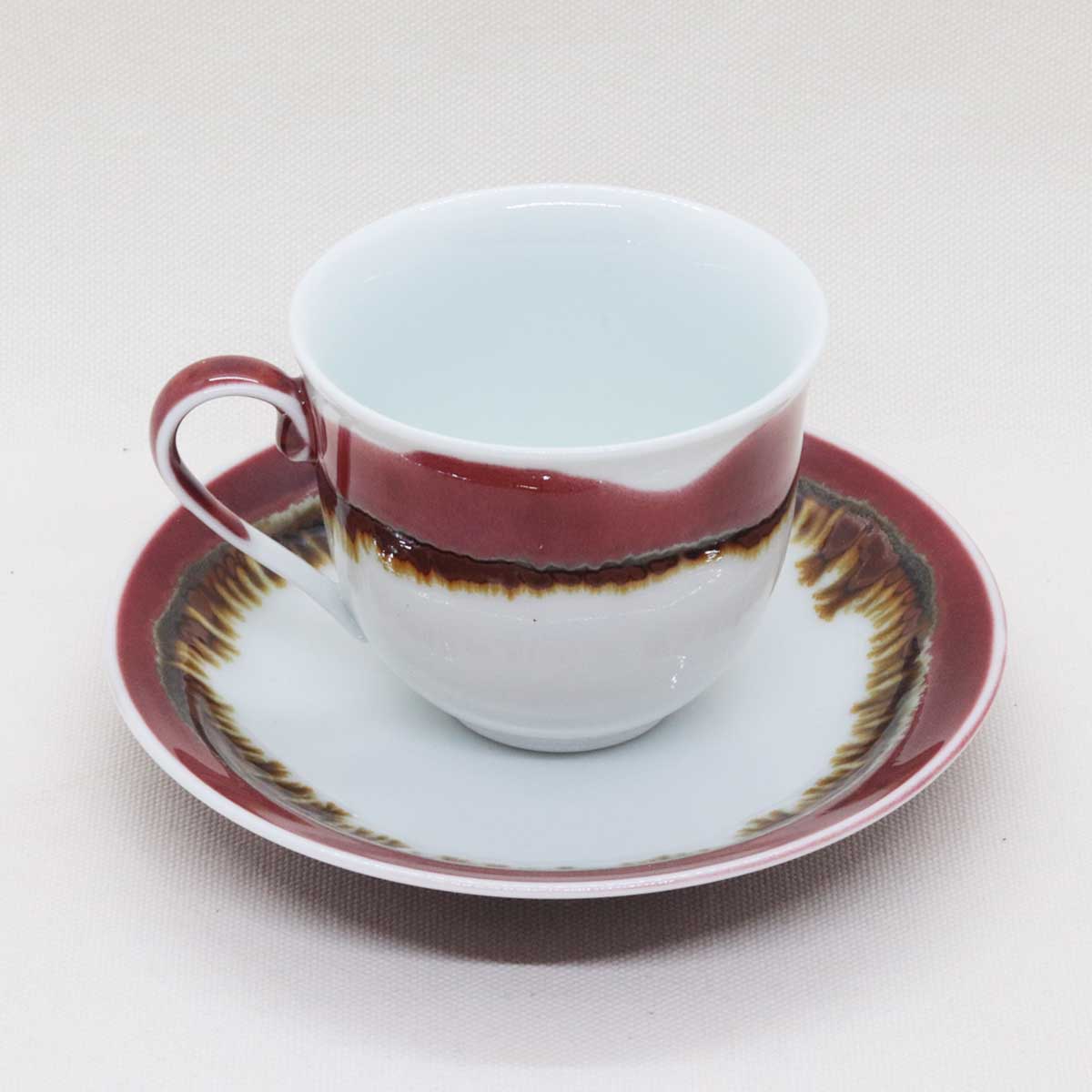 シルクロード花形コーヒー碗皿
