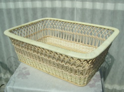 【即納】国産の籐・ラタンの脱衣カゴ[KI-177]