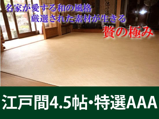 江戸間4.5帖　あじろ帖物・カーペット