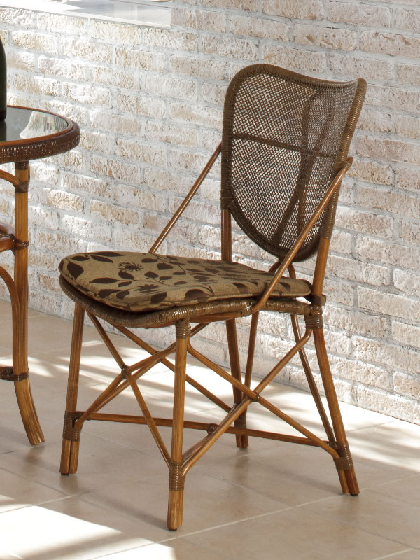札幌【Kazama ラタンチェア ハイバック】アジアン家具 バリ家具風 籐