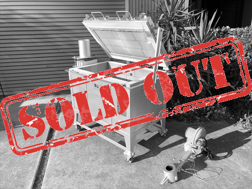 【新古】（日本電産シンポ）灯油窯『KTA-70型』＋温度計フルセット＜売約済×＞