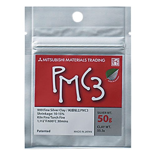 純銀粘土PMC3（600℃焼成タイプ）50g 【送料無料※】