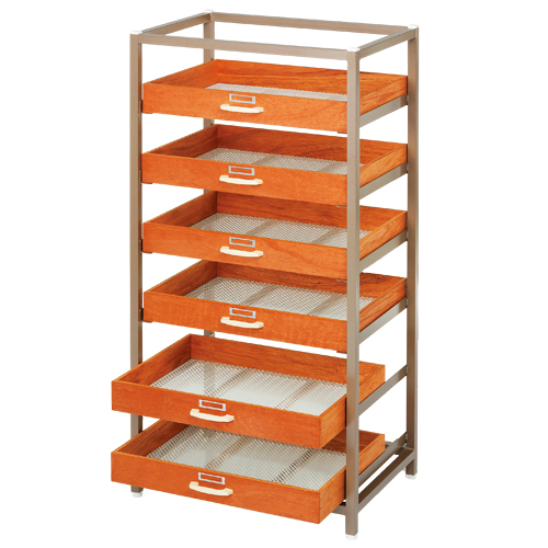 粘土作品乾燥棚　引出し６段