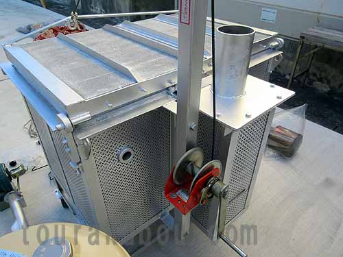 中古】（マルニ）灯油窯 上蓋開閉式両方焚『OSA-02R』 2000年製