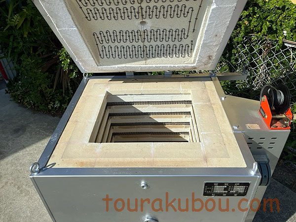 中古】 上蓋式電気窯『AC-10RF』 200V単相 フルセット