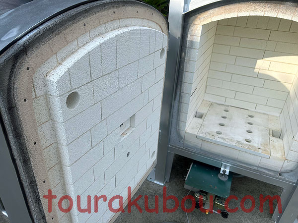 中古】（シンリュウ）灯油窯 前扉式『MR-20FW』フルセット