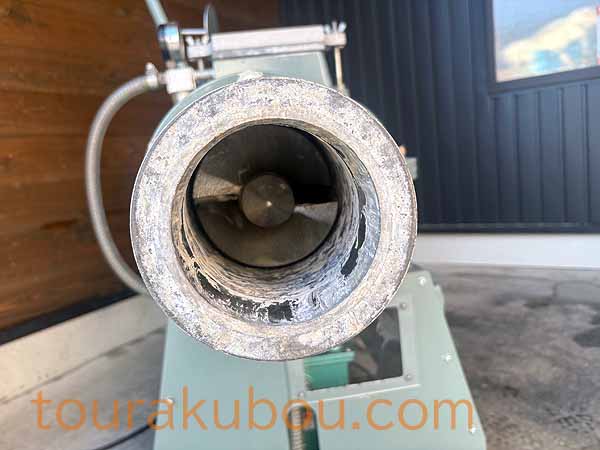 【中古】土練機　タチバナ 中古】新柳北信 たちばなの真空土練機 ステンレススクリュー TA-S1型