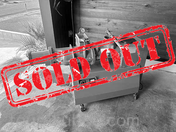 【中古】新柳北信 たちばなの真空土練機 ステンレススクリュー TA-S1型＜売約済×＞