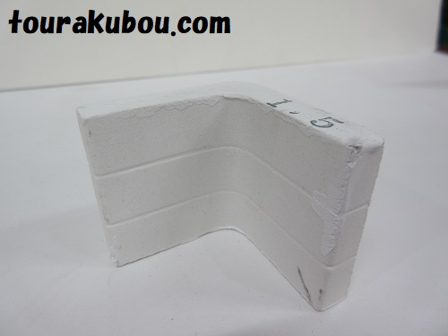 L型支柱1寸5分（H約45mm）ライン入