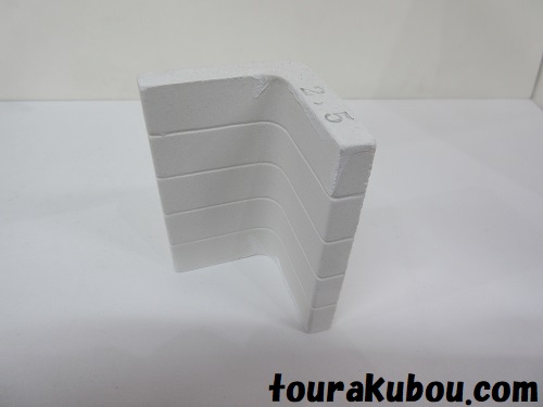 L型支柱2寸5分（H約75mm）ライン入