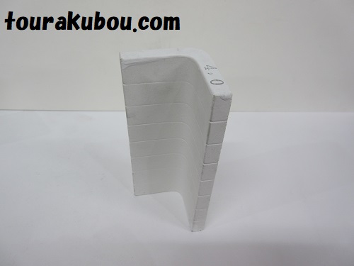 L型支柱4寸（H約120mm）ライン入