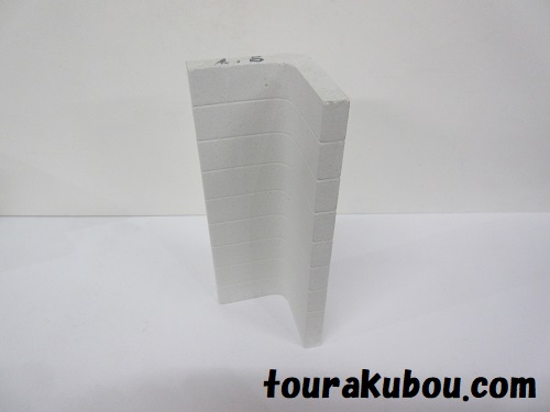 L型支柱4寸5分（H約135mm）ライン入