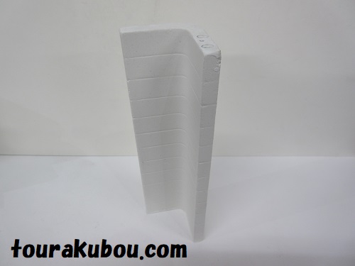 L型支柱6寸（H約180mm）ライン入