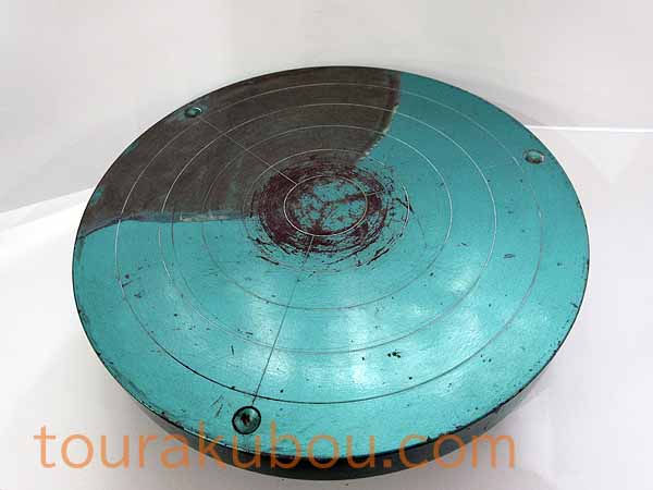 【中古】 手ろくろ 30cmφ 高さ約7cm ※送料無料（北海道、沖縄、離島を除く）＜入荷〇＞
