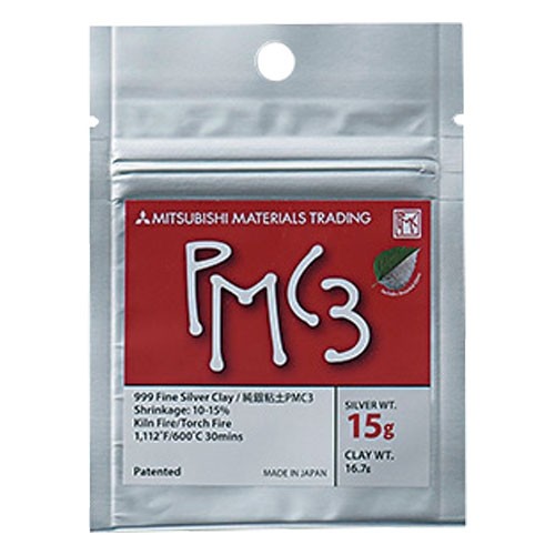 純銀粘土PMC3（600℃焼成タイプ）15g　【送料無料※】