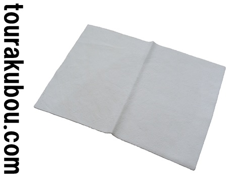 陶芸用品 仕上げ用革 約18×13cm なめし革 セーム革