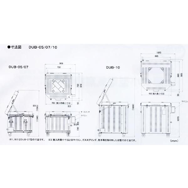 日本電産シンポ）上扉式小型電気窯DUB-05型 マイコン付