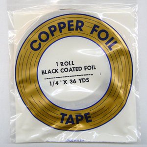 コパーテープ　ブラック　EB-1/4″（6.4mm）