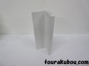 L型支柱5寸（H約150mm）ライン入