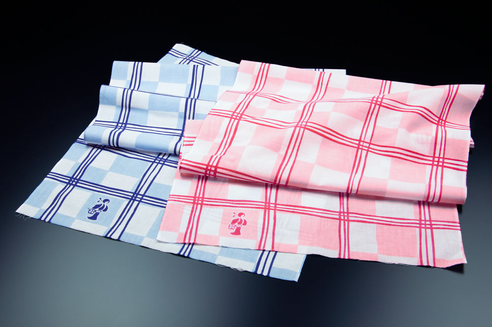 日本手拭い　小町格子柄　てぬぐい