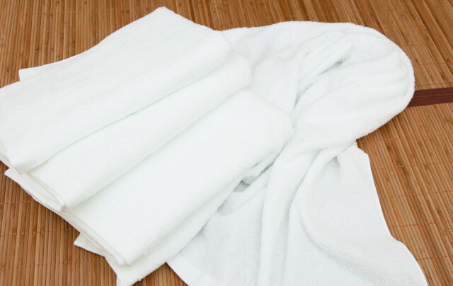 バスタオル　白　普段使い