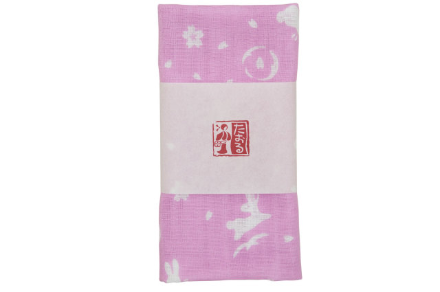 ガーゼタオル うさぎ柄